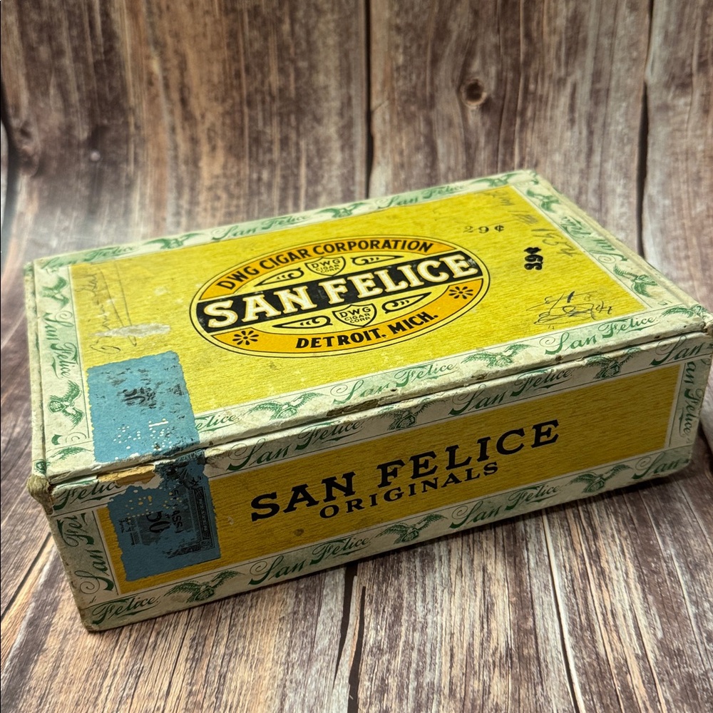 Vintage San Felice Cigar Box Item #ME2757